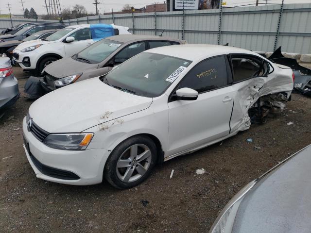 3VWBX7AJ4CM306119 - 2012 VOLKSWAGEN JETTA SE WHITE photo 1