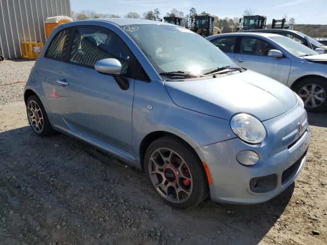 3C3CFFBR5DT636078 - 2013 FIAT 500 SPORT BLUE photo 4