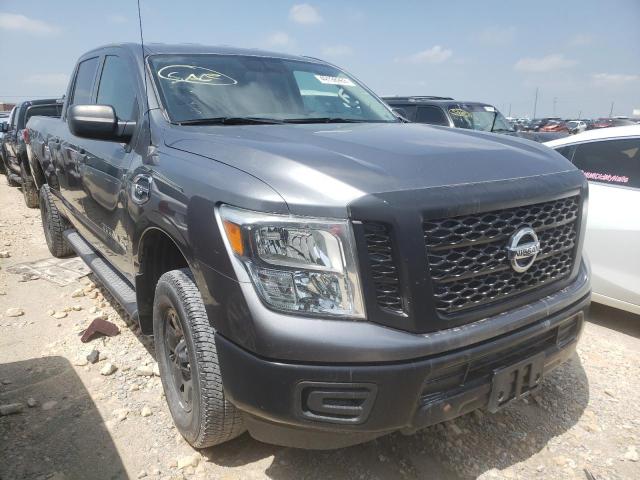 1N6AA1F17HN502765 - 2017 NISSAN TITAN XD S GRAY photo 4