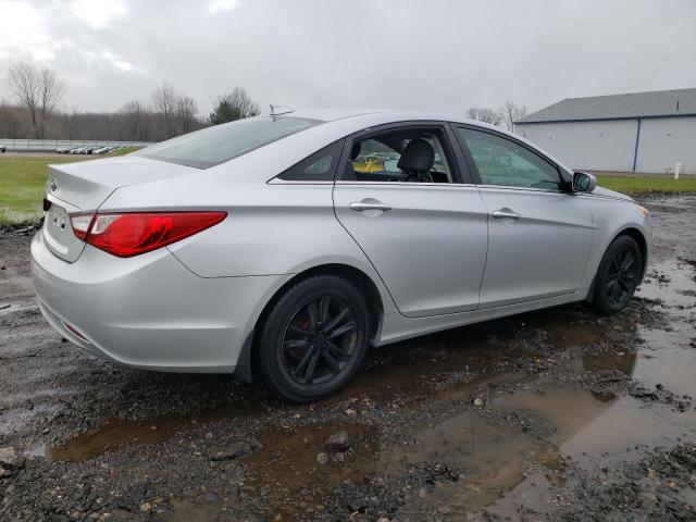 5NPEB4ACXDH790335 - 2013 HYUNDAI SONATA GLS SILVER photo 3