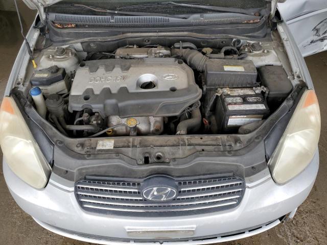 KMHCN46C47U091439 - 2007 HYUNDAI ACCENT GLS SILVER photo 11