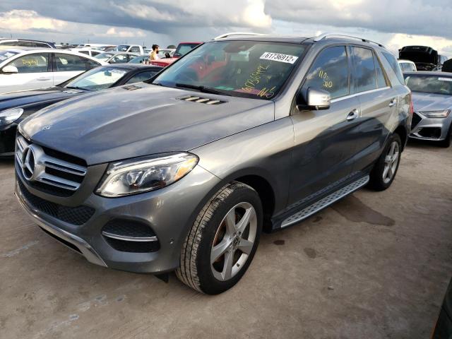 4JGDA5HB9JB011288 - 2018 MERCEDES-BENZ GLE 350 4MATIC GRAY photo 2