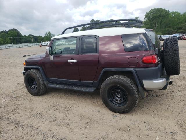 JTEBU11F270066884 - 2007 TOYOTA FJ CRUISER MAROON photo 2