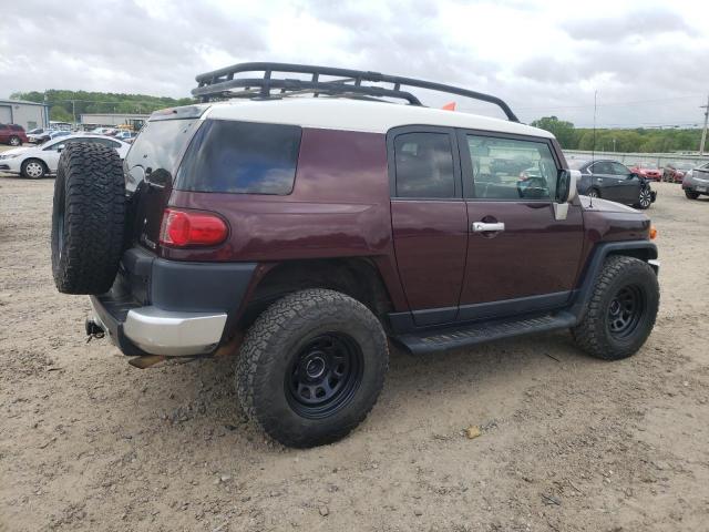 JTEBU11F270066884 - 2007 TOYOTA FJ CRUISER MAROON photo 3