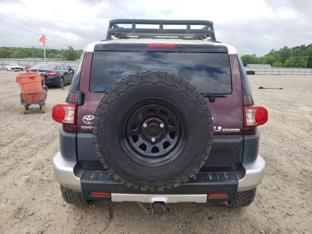 JTEBU11F270066884 - 2007 TOYOTA FJ CRUISER MAROON photo 6