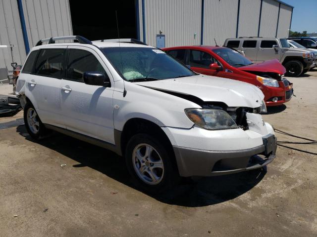 JA4LZ31G03U073716 - 2003 MITSUBISHI OUTLANDER LS WHITE photo 4