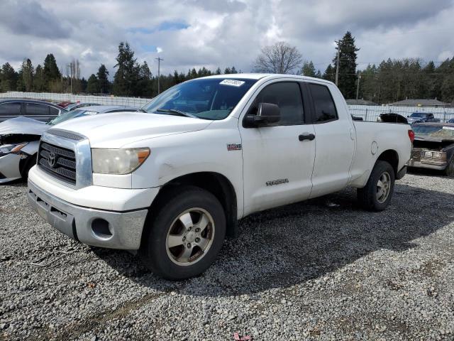 5TFBV54128X067194 - 2008 TOYOTA TUNDRA DOUBLE CAB WHITE photo 1