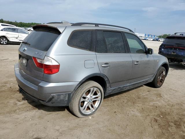 WBXPC93417WF10430 - 2007 BMW X3 3.0SI SILVER photo 3