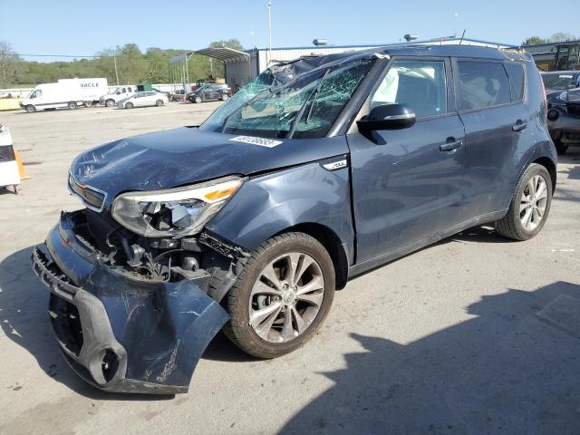 KNDJP3A55E7084343 - 2014 KIA SOUL + BLUE photo 1