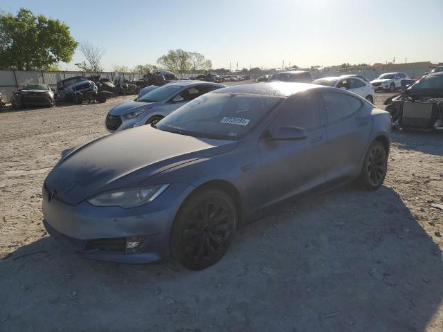5YJSA1H11EFP35619 - 2014 TESLA MODEL S 蓝色 照片 1