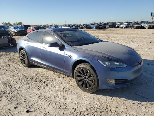 5YJSA1H11EFP35619 - 2014 TESLA MODEL S 蓝色 照片 4