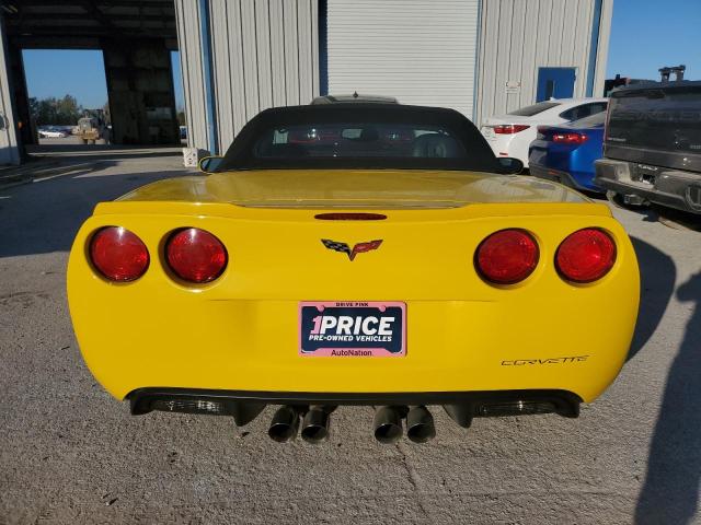 1G1YW3DW9B5100615 - 2011 CHEVROLET CORVETTE GRAND SPORT YELLOW photo 6