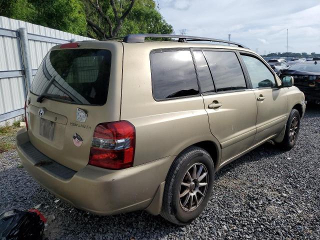 JTEDD21A350113825 - 2005 TOYOTA HIGHLANDER GOLD photo 3