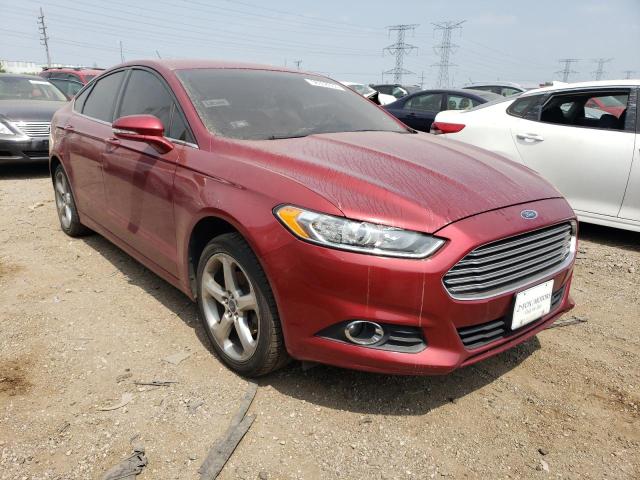 3FA6P0HR6DR357560 - 2013 FORD FUSION SE RED photo 4