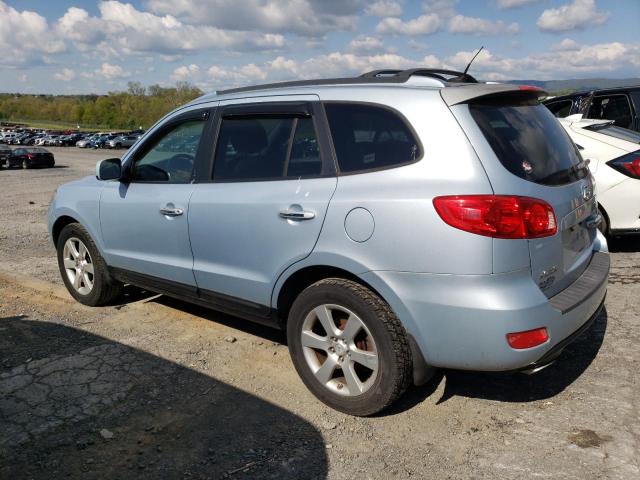 5NMSH73EX7H077342 - 2007 HYUNDAI SANTA FE SE BLUE photo 2