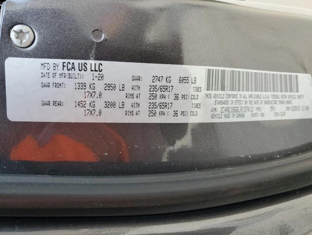 2C4RC1BG6LR157413 - 2020 CHRYSLER PACIFICA TOURING L 灰色 照片 13