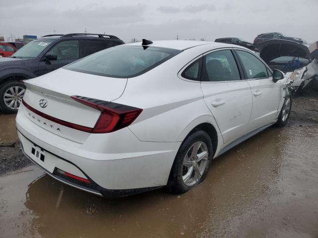 5NPEG4JA0LH028307 - 2020 HYUNDAI SONATA SE WHITE photo 3