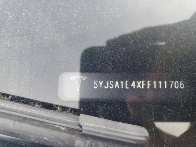 5YJSA1E4XFF111706 - 2015 TESLA MODEL S 白色 照片 12