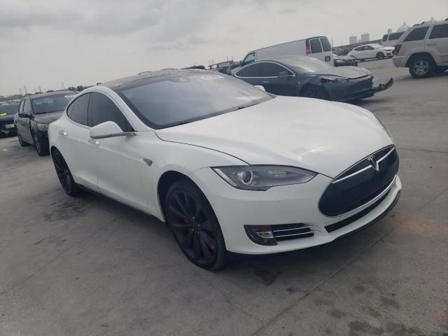 5YJSA1E4XFF111706 - 2015 TESLA MODEL S 白色 照片 4