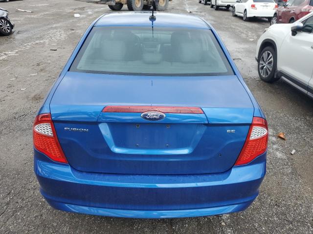 3FAHP0HAXBR196601 - 2011 FORD FUSION SE BLUE photo 6