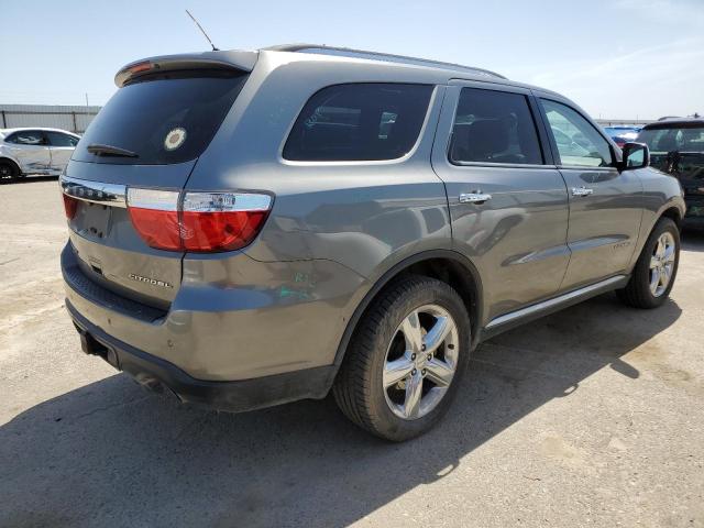 1C4SDJET9CC322774 - 2012 DODGE DURANGO CITADEL GRAY photo 3