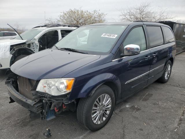 2C4RC1CG1DR560165 - 2013 CHRYSLER TOWN & COU TOURING L BLUE photo 1