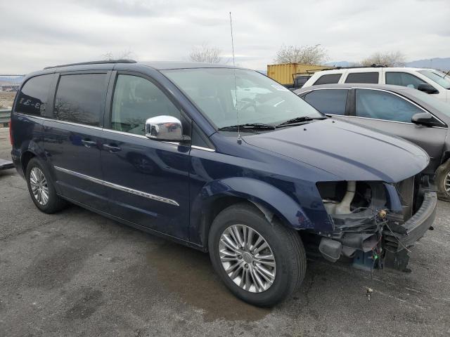 2C4RC1CG1DR560165 - 2013 CHRYSLER TOWN & COU TOURING L BLUE photo 4