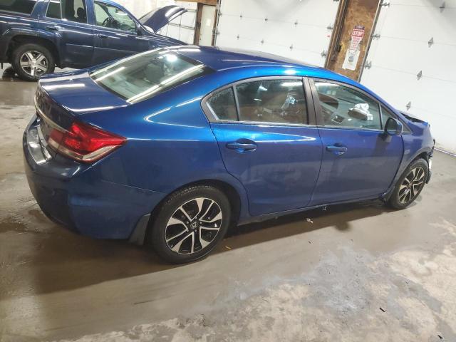 19XFB2F94DE282260 - 2013 HONDA CIVIC EXL ლურჯი ფოტო 3