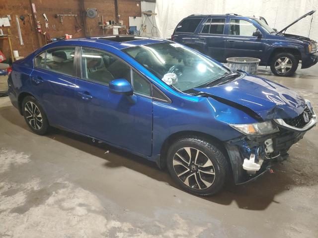 19XFB2F94DE282260 - 2013 HONDA CIVIC EXL ლურჯი ფოტო 4