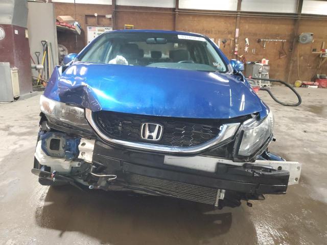 19XFB2F94DE282260 - 2013 HONDA CIVIC EXL ლურჯი ფოტო 5