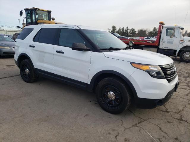1FM5K8AR1EGB95886 - 2014 FORD EXPLORER POLICE INTERCEPTOR 白色 照片 4