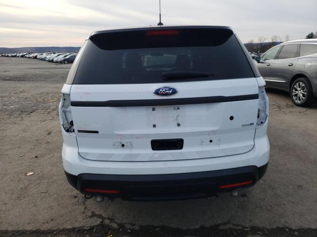 1FM5K8AR1EGB95886 - 2014 FORD EXPLORER POLICE INTERCEPTOR 白色 照片 6