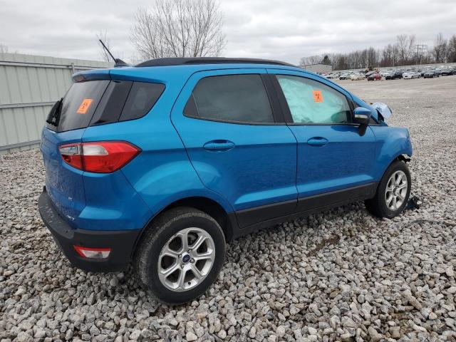 MAJ6S3GL1LC339591 - 2020 FORD ECOSPORT SE ლურჯი ფოტო 3