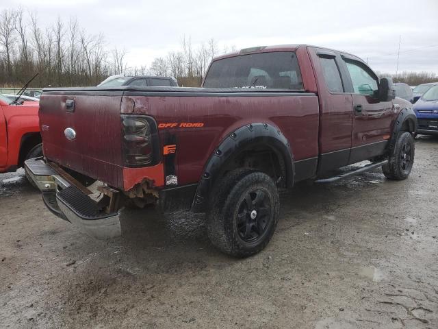 1FTPX14526FB79508 - 2006 FORD F150 MAROON photo 3