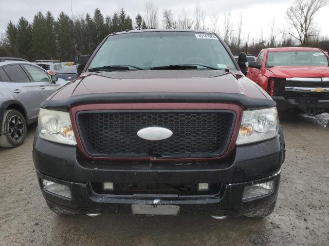 1FTPX14526FB79508 - 2006 FORD F150 MAROON photo 5