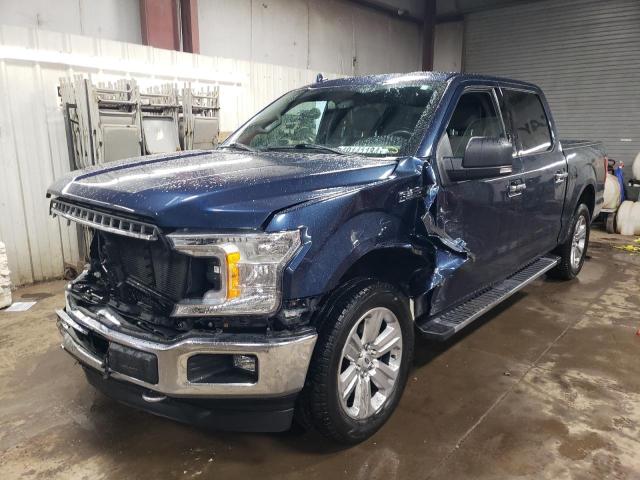 1FTEW1EPXJFB34190 - 2018 FORD F150 SUPERCREW BLUE photo 1