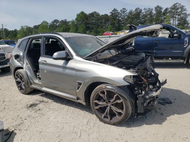 5YMTS0C02M9G04860 - 2021 BMW X3 M COMPETITION SILVER photo 4