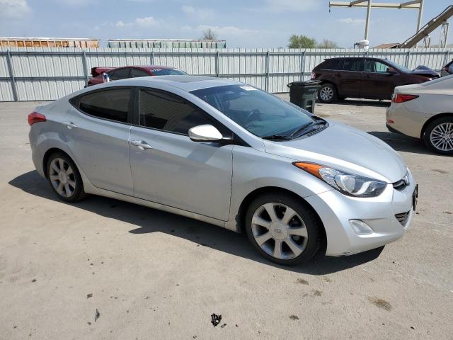 5NPDH4AE7DH453150 - 2013 HYUNDAI ELANTRA GLS SILVER photo 4