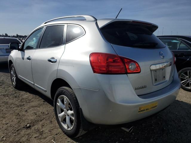 JN8AS5MT0BW570844 - 2011 NISSAN ROGUE S SILVER photo 2