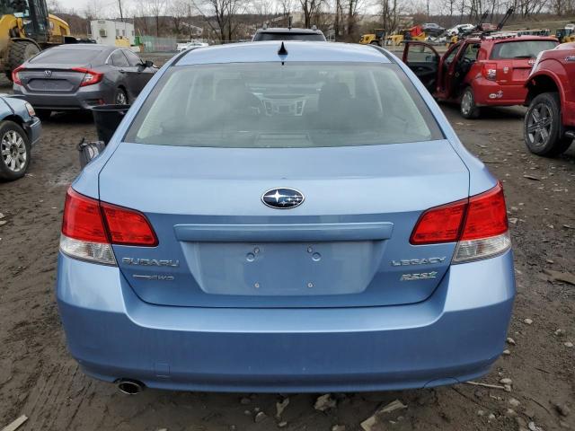 4S3BMBF63C3026910 - 2012 SUBARU LEGACY 2.5I PREMIUM BLUE photo 6