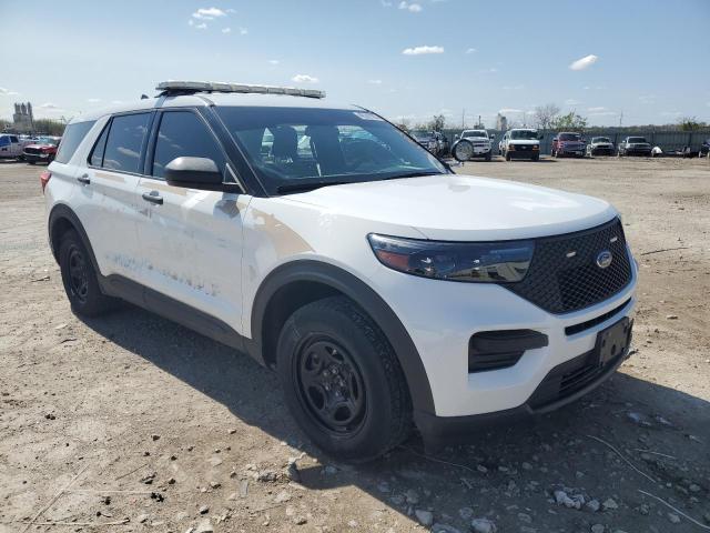 1FM5K8AB3LGC94791 - 2020 FORD EXPLORER POLICE INTERCEPTOR 白色 照片 4