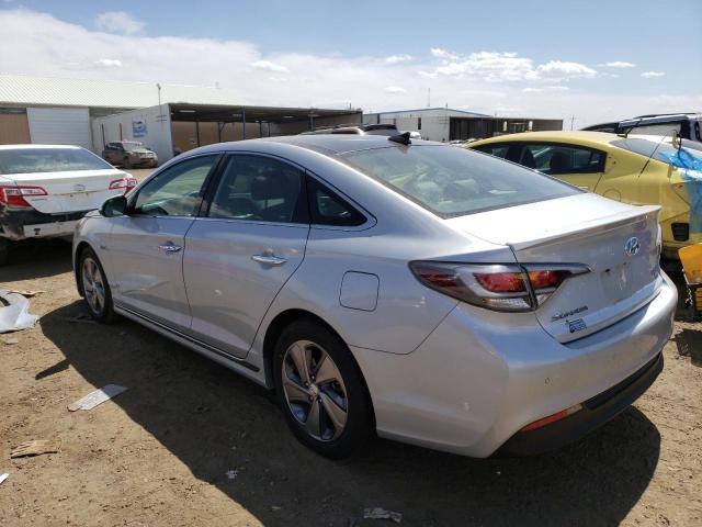 KMHE34L15HA054789 - 2017 HYUNDAI SONATA HYBRID SILVER photo 2