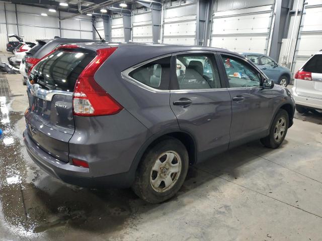 5J6RM4H39FL014241 - 2015 HONDA CR-V LX GRAY photo 3