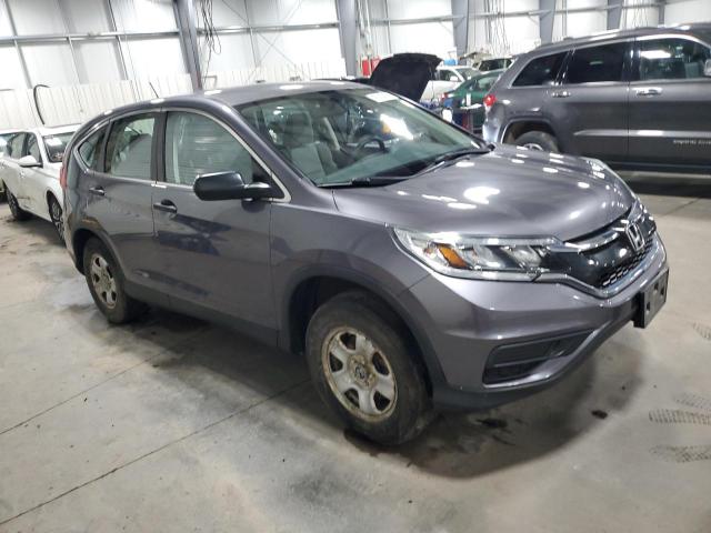 5J6RM4H39FL014241 - 2015 HONDA CR-V LX GRAY photo 4