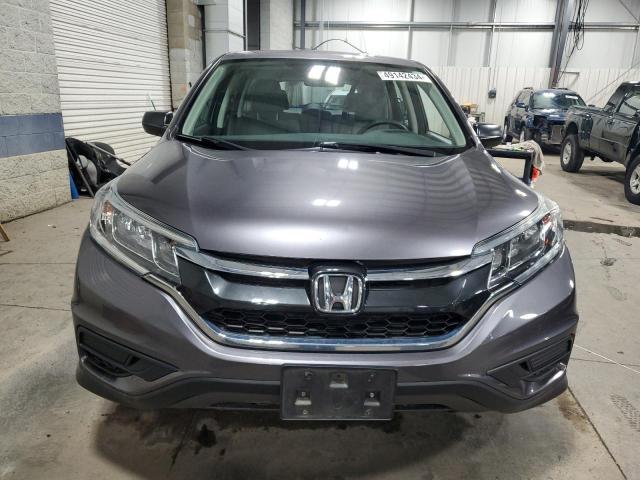 5J6RM4H39FL014241 - 2015 HONDA CR-V LX GRAY photo 5