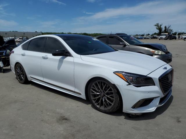 KMHGN4JB6JU222801 - 2018 GENESIS G80 SPORT WHITE photo 4