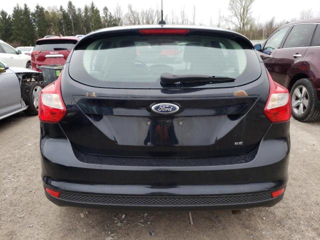 1FAHP3K23CL264918 - 2012 FORD FOCUS SE BLACK photo 6