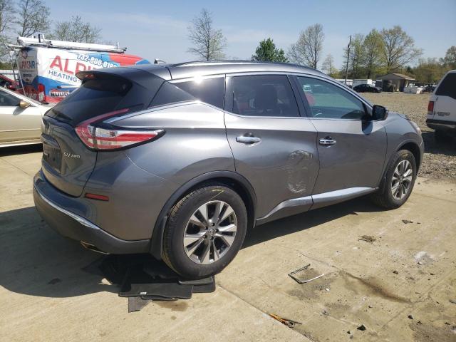 5N1AZ2MH5FN280494 - 2015 NISSAN MURANO S SILVER photo 3