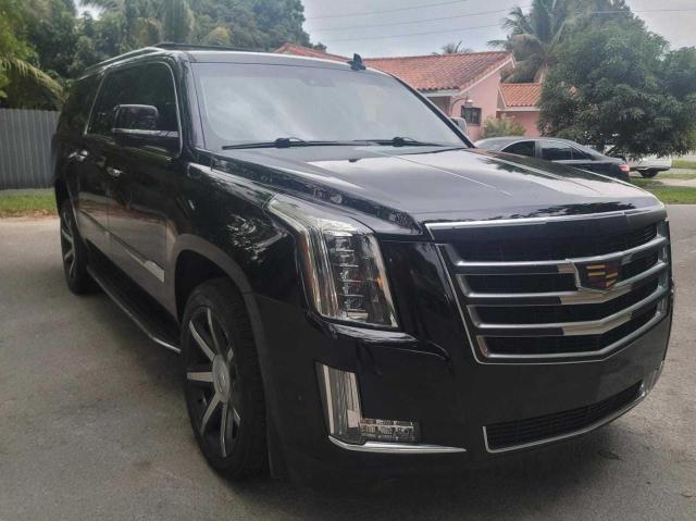 1GYS4HKJ0KR110105 - 2019 CADILLAC ESCALADE ESV LUXURY BLACK photo 1