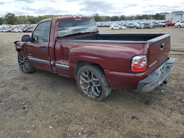 1GCEC14TX2Z286638 - 2002 CHEVROLET SILVRK1500 C1500 BURGUNDY photo 2